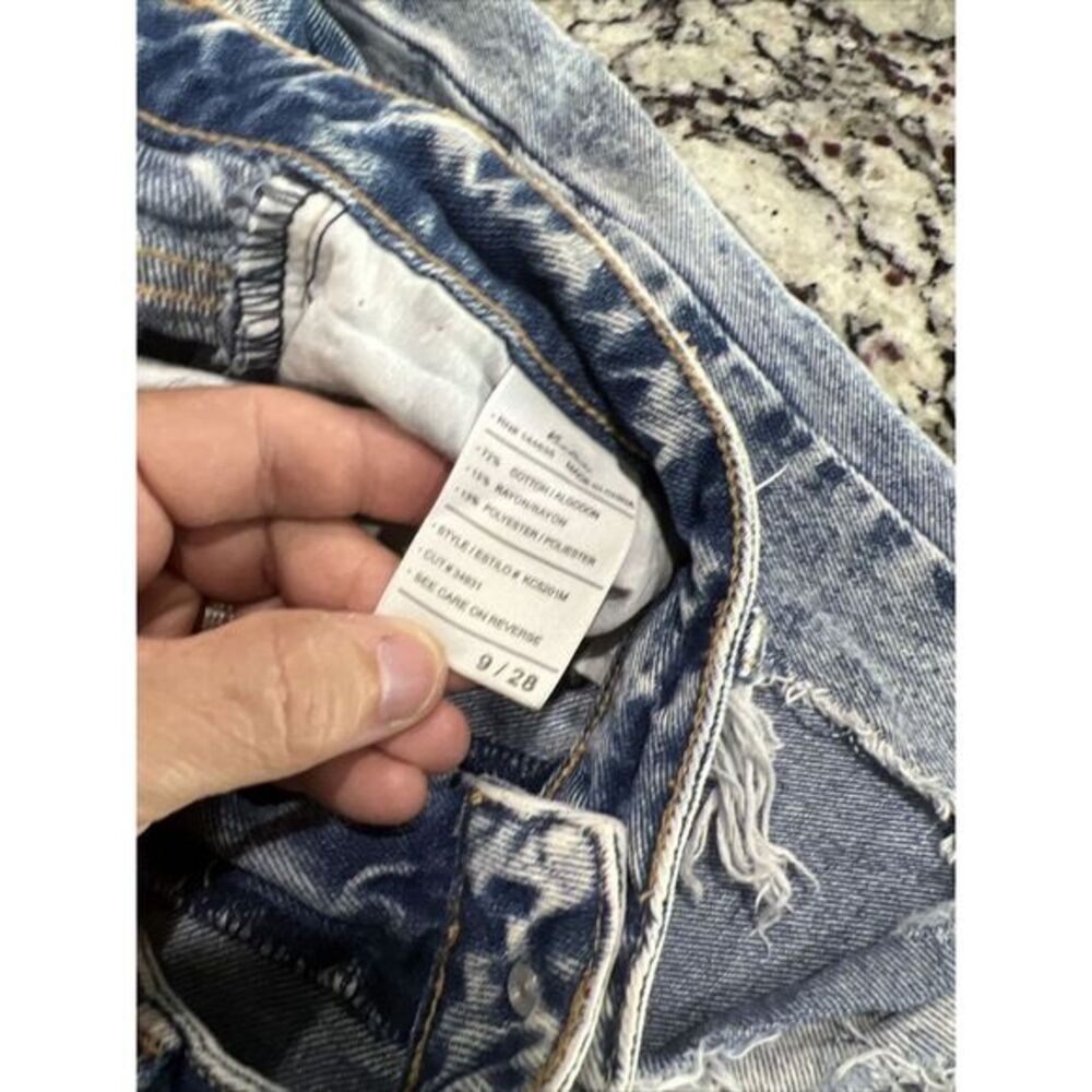 KanCan New Stone Wash High Rise Destroyed‎ Boyfriend Fray Hem Ankle Skinny Jeans - Picture 8 of 11